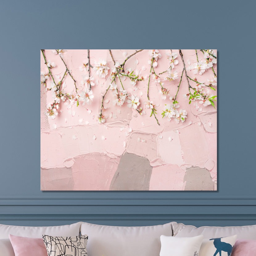 c175 (리은) 벚꽃라떼 캔버스그림
