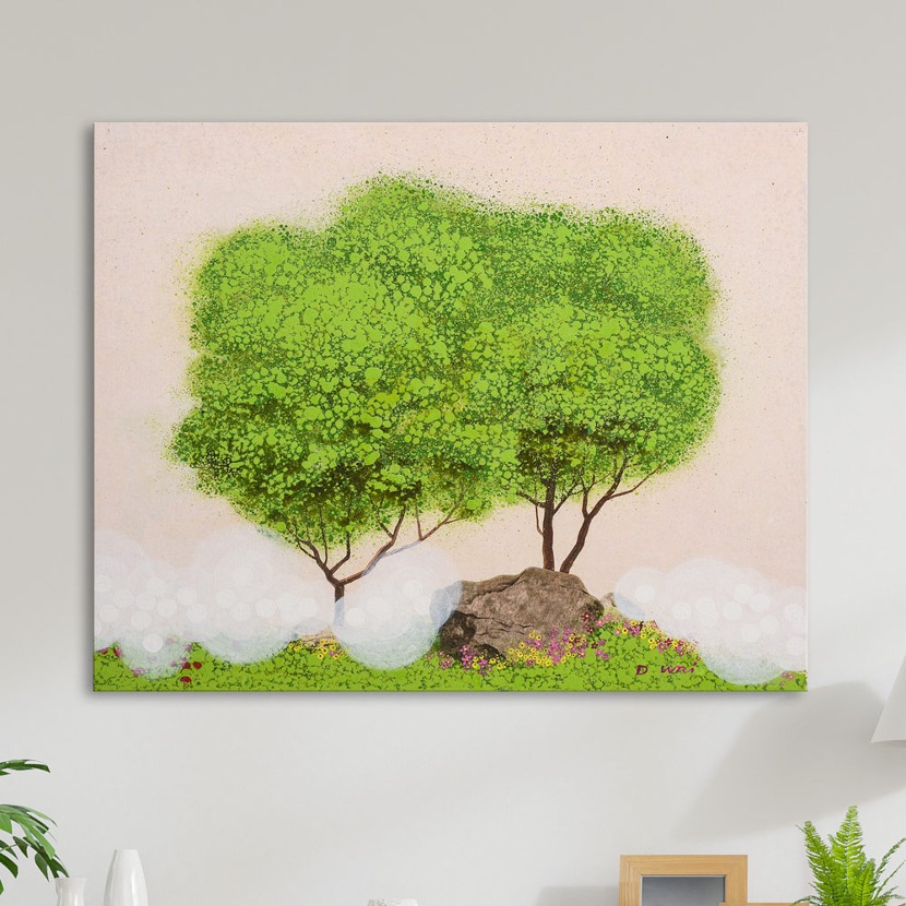 wp153 (박도원) 5월 나무 풍경화 캔버스그림